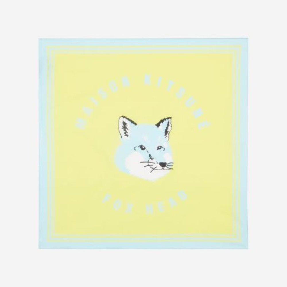 Maison Kitsune Bandana Fox Head 55cm